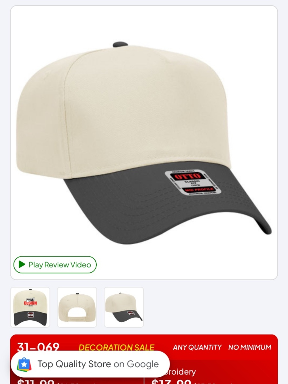 Custom hats